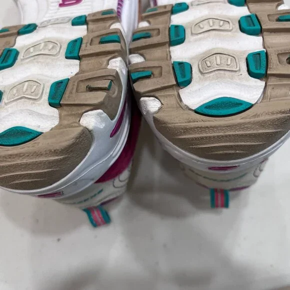 SKECHERS D'LITES WOMENS SNEAKERS MULTI ROSE, GREEN, RHINESTONE, GLITTERY-SN13146 - Picture 8 of 10